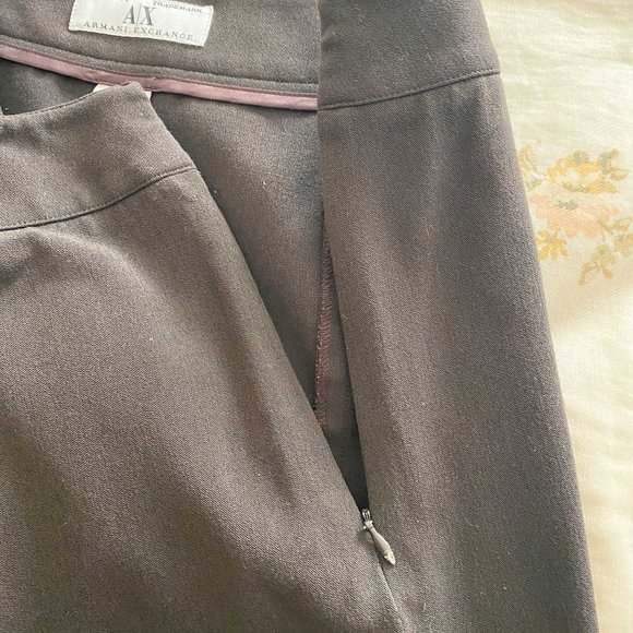 Brown Armani Exchange A/X Skirt - Size 14 - Picture 4 of 6